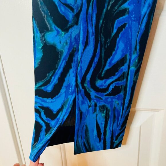 DVF crepe pants in tie-dye Sz 4 - Picture 3 of 6